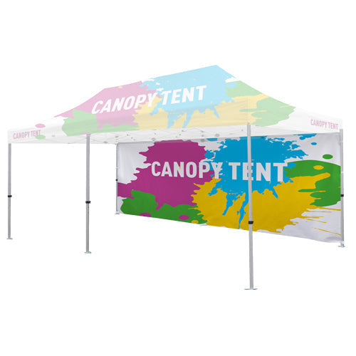 10x20 Custom Canopy Tent Wall – Dye-Sublimation Printed