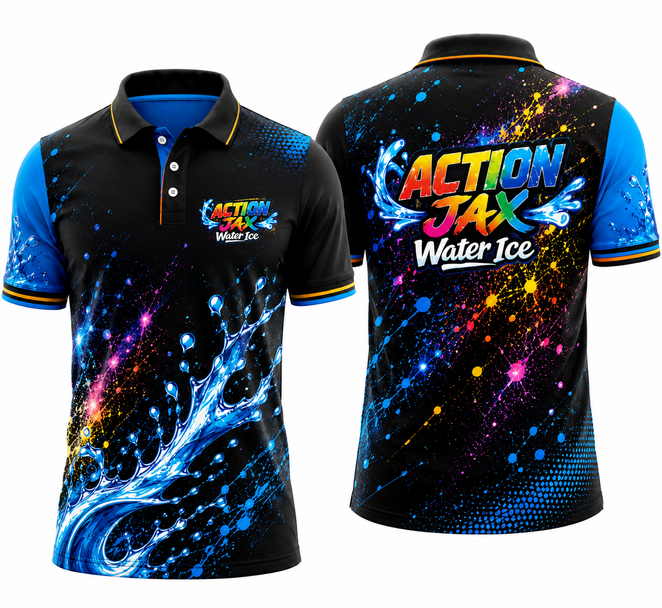 120GSM Milk Silk Sport Polo Shirt (Full Dye Sublimation) #500045