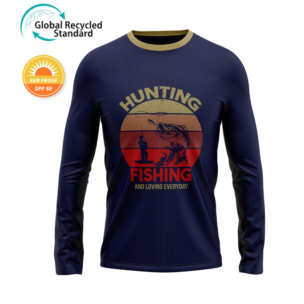 GRS/SPF 50+ 150GSM Mesh Jersey Long Sleeve Crew Neck (Full Dye Sublimation) #500078