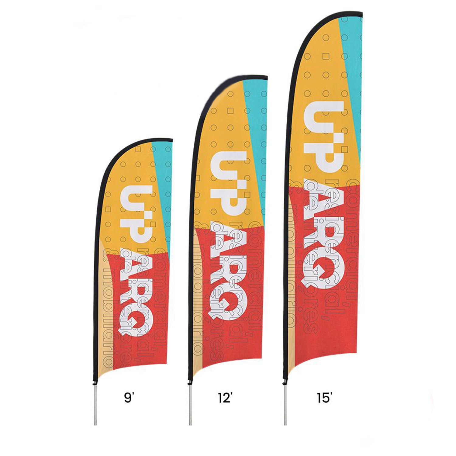 Premium Concave Feather Flags