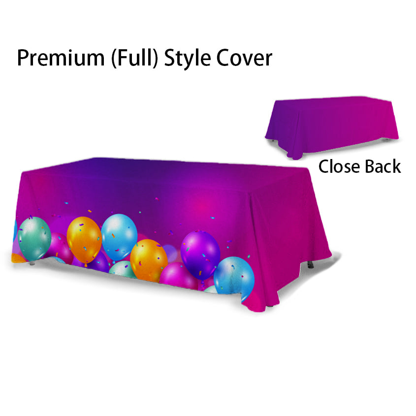 Draped Table Cover (Full-Color Dye Sublimation, Full Bleed)