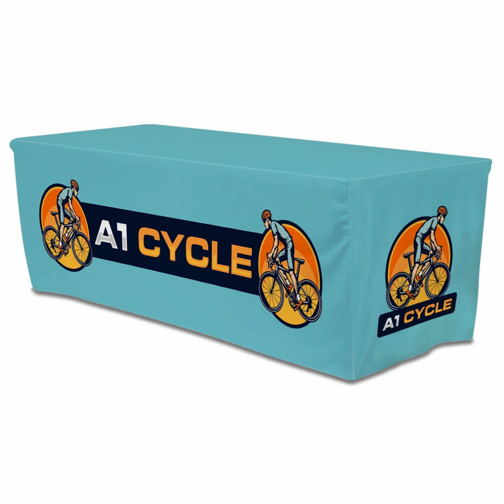 Fitted Table Cover  (Full-Color Dye Sublimation, Full Bleed)